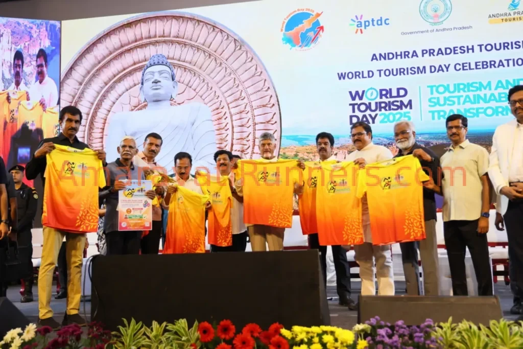 Launch of Swachhathon by CM Chandrababu Naidu in association with AmaravatiRunners.com