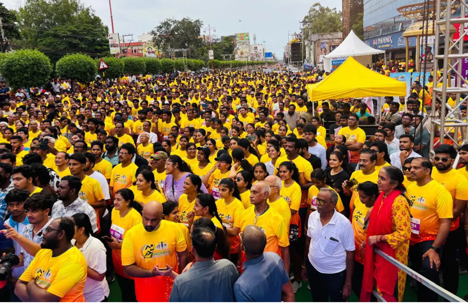 Swachhathon 2025 Marathon Run - Group Amaravati Runners, Vijayawada