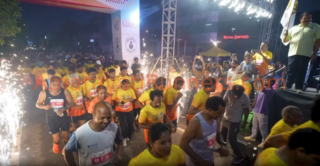 Swachhathon Race3-start Swachhathon 2025 start in Vijayawada, by Amaravati Runners