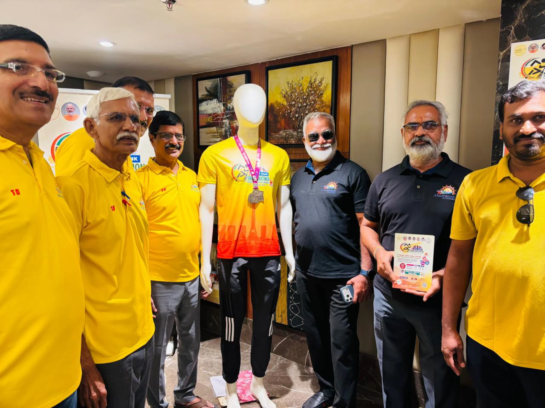 T-Shirt Launch, AR Team, Swachhathon 2026 by Amaravati Runners