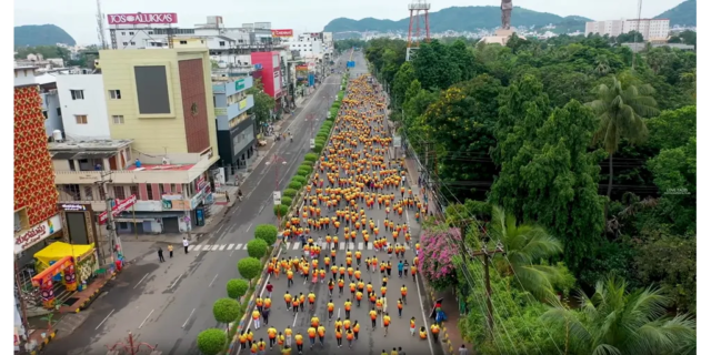 Swachhathon Race1 Swachhathon 2025 Marathon Run by Amaravati Runners in Vijayawada