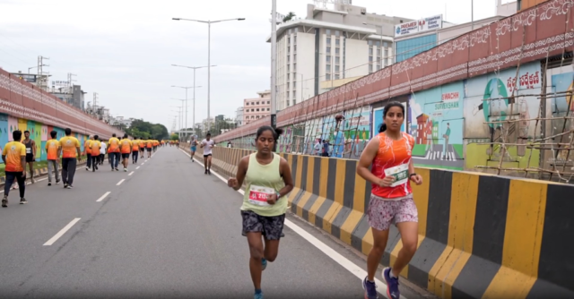 Swachhathon Race19 Swachhathon 2025 Marathon Run by Amaravati Runners in Vijayawada
