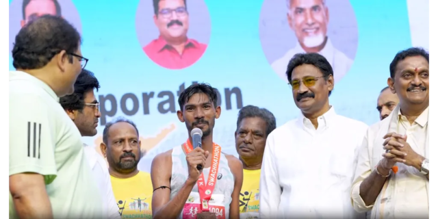 Swachhathon Race28-prize Swachhathon 2025 Marathon Run by Amaravati Runners in Vijayawada