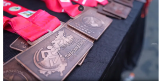 Swachhathon Race33-medal Swachhathon 2025 Marathon Run by Amaravati Runners in Vijayawada