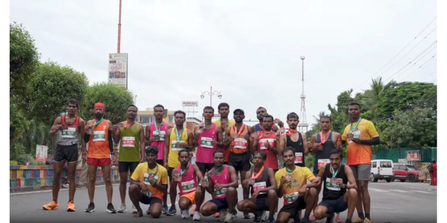 Swachhathon Race36-elite-group Swachhathon 2025 Marathon Run by Amaravati Runners in Vijayawada