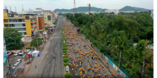 Swachhathon Race41-ambedkar Swachhathon 2025 Marathon Run by Amaravati Runners in Vijayawada