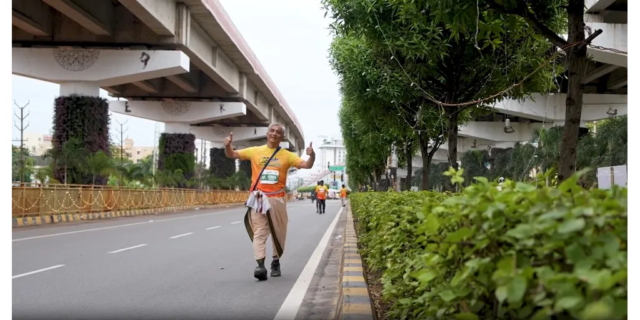 Swachhathon Race45 Swachhathon 2025 Marathon Run by Amaravati Runners in Vijayawada