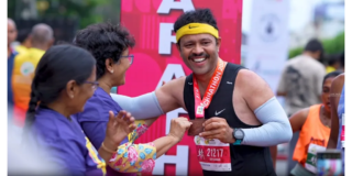 Swachhathon Race49-medal Swachhathon 2025 Marathon Run by Amaravati Runners in Vijayawada