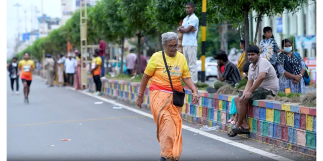 Swachhathon Race50 Swachhathon 2025 Marathon Run by Amaravati Runners in Vijayawada
