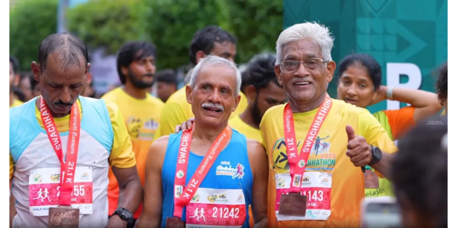 Swachhathon Race56 Swachhathon 2025 Marathon Run by Amaravati Runners in Vijayawada