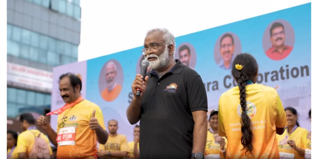 Swachhathon Race60-raavi Swachhathon 2025 Marathon Run by Amaravati Runners in Vijayawada