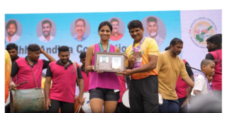 Swachhathon Race65 Swachhathon 2025 Marathon Run by Amaravati Runners in Vijayawada
