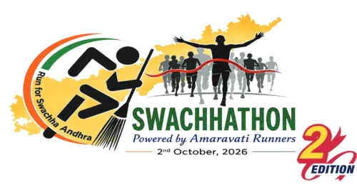 Logo Swachhathon Amaravati Runners 2026