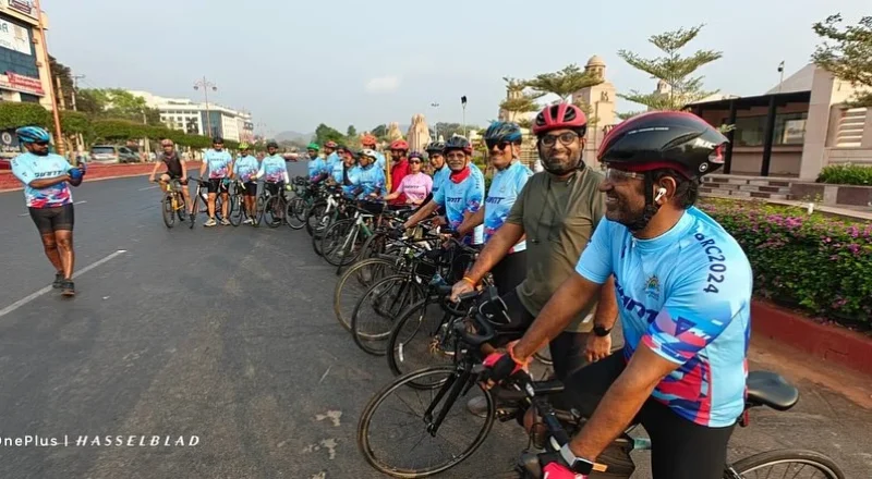 Amaravati Runners Cycling Event Start